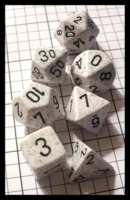 Dice : Dice - Dice Sets - Chessex Speckled Arctic Camo w Black Nums - Ebay Jan 2010